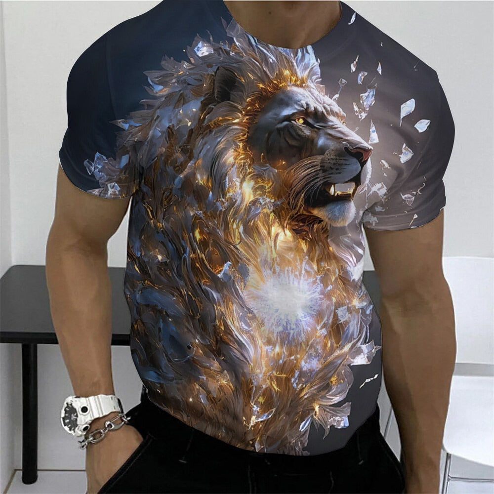 Lion Animal Beast 3D T-Shirt - product image 83