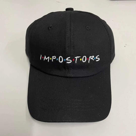 Among us hat peaked cartoon baseball cap