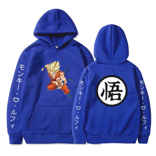 Dragon Ball Goku Super Saiyan Pullover Hoodie Sweater Anime Sweatshirt