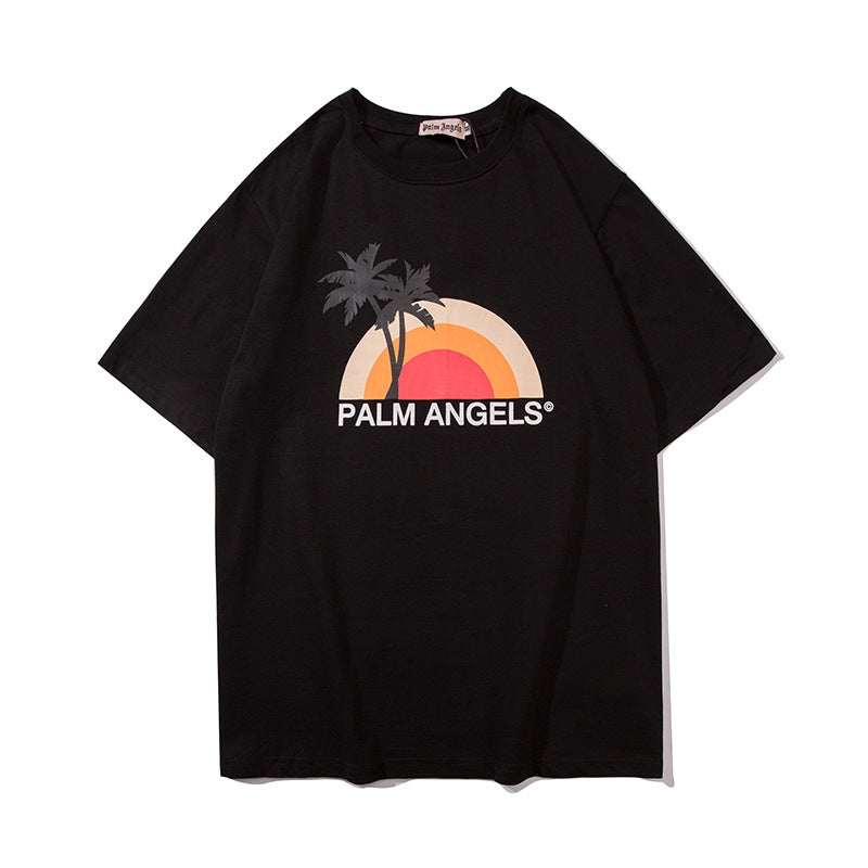Palm Angels T Shirt Letter Print Casual T-shirt