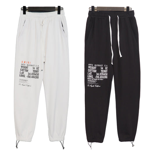 Amiri Luxury Embroidered Cotton Joggers - Premium Streetwear Sweatpants