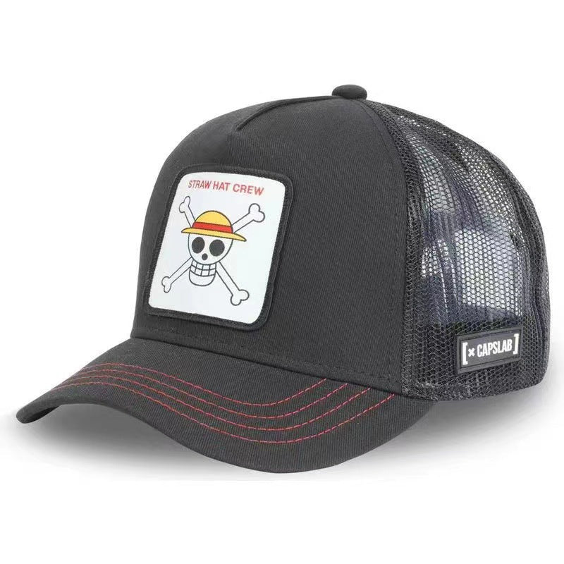 One piece Gao Fei Sauron cartoon mesh cap baseball trucker hats
