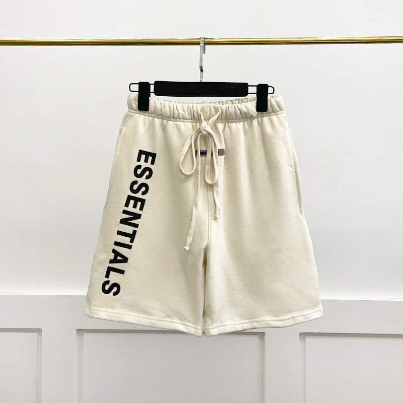 Essentials Shorts Fear Of God Drawstring Silicone Letter Cotton Short Pants - product image 29
