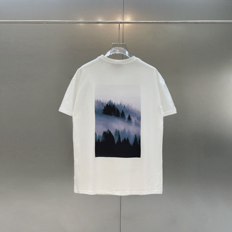 Essentials Fear Of God Flower Forest Cloud Sea Printing T-Shirt - product image 13