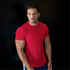 Fitness Men's Round Neck Sports Cottont T-shirt Muscle Gym T Shirt