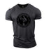 Fitness Sports Loose Printed Casual T-shirt Gym T Shirt