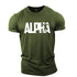 Workout Casual Breathable Letters Fitness Men T-shirt Gym T Shirt