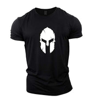 Gym Sports Running Loose Helmet Pattern Short Sleeve Casual Colorful T-shirt Gym T Shirt