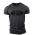 Fitness Sports Cotton Letter Pattern Sports T-shirt Gym T Shirt