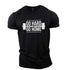 Fitness Sports Cotton Letter Pattern Sports T-shirt Gym T Shirt