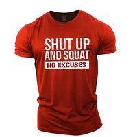 Muscle Workout Cool Letters Athletic Clothing  T-shirt Gym T Shirt