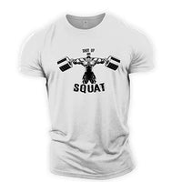 Fitness T-shirt Men's Mottled Pattern Letters Gym T Shirt