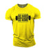 Fitness Sports Cotton Letter Pattern Sports T-shirt Gym T Shirt