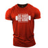 Fitness Sports Cotton Letter Pattern Sports T-shirt Gym T Shirt