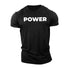 Gym Sports Running Loose Power Short Sleeve Casual Colorful T-shirt Gym T Shirt