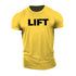 Gym Sports Running Loose Lift  Casual Colorful Gym T Shirt