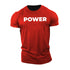 Gym Sports Running Loose Power Short Sleeve Casual Colorful T-shirt Gym T Shirt