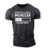 Men's Fitness Muscle Brother Short Sleeve T-shirt Gym T Shirt