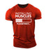 Men's Fitness Muscle Brother Short Sleeve T-shirt Gym T Shirt