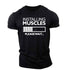 Men's Fitness Muscle Brother Short Sleeve T-shirt Gym T Shirt