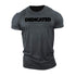 Sports Exercise Leisure Breathable Muscle Brothers Letters Fitness T-shirt Gym T Shirt