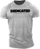 Sports Exercise Leisure Breathable Muscle Brothers Letters Fitness T-shirt Gym T Shirt