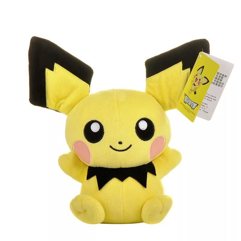 Fitspi Genuine pokémon pikachu doll plush toys psyduck squirtle doll pet elf