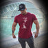 Muscle Men's Fitness Body Building T-shirt Cotton Sports  Breathable Training Casual Gym T Shirt