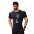 Muscle Men's Fitness Body Building T-shirt Cotton Sports  Breathable Training Casual Gym T Shirt