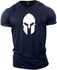 Gym Sports Running Loose Helmet Pattern Short Sleeve Casual Colorful T-shirt Gym T Shirt