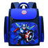 Fitspi Upgraded primary school student space schoolbag male burden relief spine protection Grade One Two Three six children6-12Year-old backpack