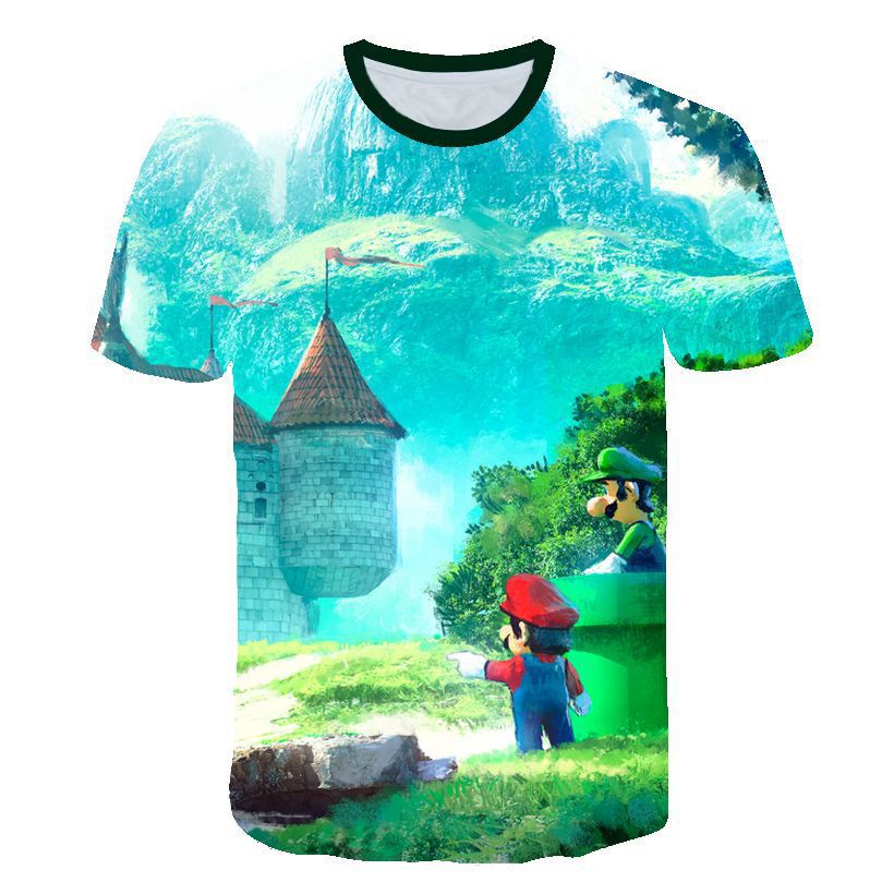 Super Mario T Shirt Unisex 3d Printed T-shirt