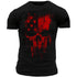 Sports Exercise Leisure Breathable Skull Fitness T-shirt