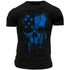 Sports Exercise Leisure Breathable Skull Fitness T-shirt