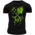 Sports Exercise Leisure Breathable Skull Fitness T-shirt Gym T Shirt