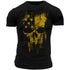 Sports Exercise Leisure Breathable Skull Fitness T-shirt