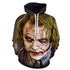 3d Digital Printing Clown Character Series Men And Women Hooded Pullover Fashion Sweater Joker