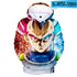 Dragon Ball Z Unisex Digital 3d Printed Hood Sweater