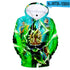 Dragon Ball Z Unisex Digital 3d Printed Hood Sweater