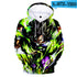 Dragon Ball Z Unisex Digital 3d Printed Hood Sweater