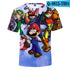 Super Mario 3d Printed T Shirt Unisex Full Print T-shirt