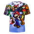 Super Mario 3d Printed T Shirt Unisex Full Print T-shirt