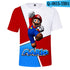 Super Mario 3d Printed T Shirt Unisex Full Print T-shirt