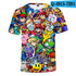 Super Mario 3d Printed T Shirt Unisex Full Print T-shirt