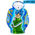 Dragon Ball Z Unisex Digital 3d Printed Hood Sweater