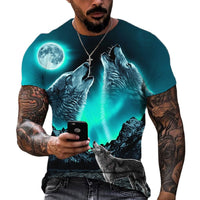 Wolf 3D Unisex T Shirt