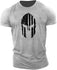 Flag Helmet Fitness  T-shirt Cotton Gym T Shirt