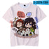 Kimetsu No Yaiba 3d T Shirt Demon Slayer T-shirt