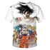 Dragon Ball Z Super Printed T Shirt Unisex 3d T-shirt