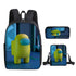 Among us Schoolbag backpack satchel pencil case set